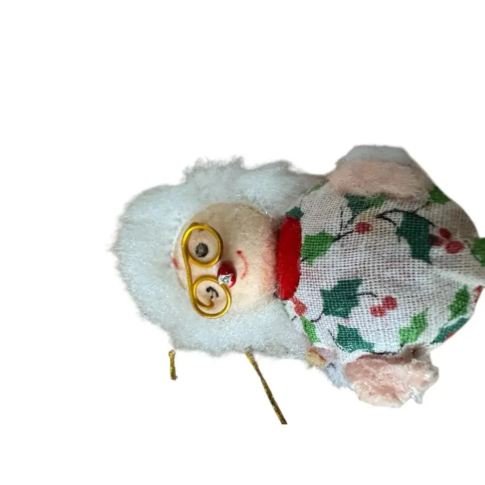 Vintage Wooden Christmas Holiday Ornaments Lot Clowns Miniatures Style READ